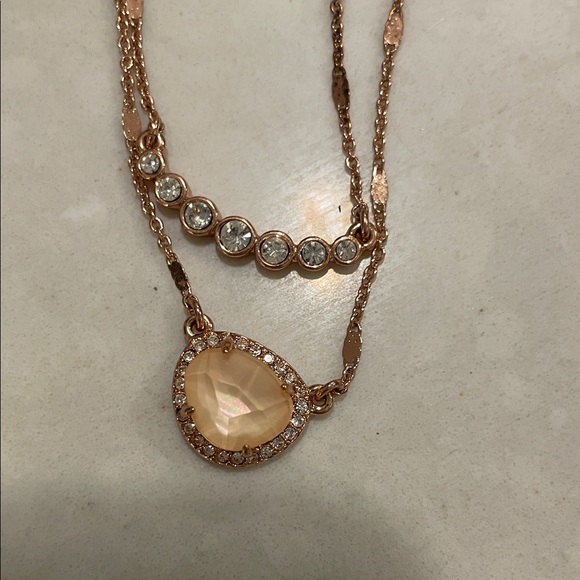 Chloe + Isabel Rose Gold Double Chain Necklace - Picture 2 of 2